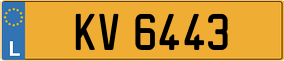 Truck License Plate
